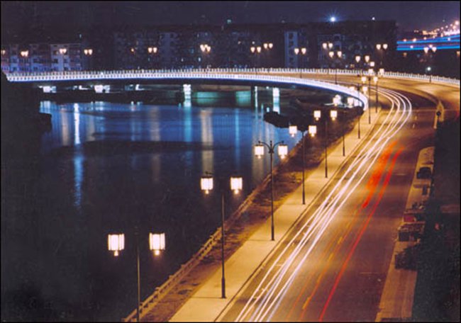 苏州糖坊湾桥夜景